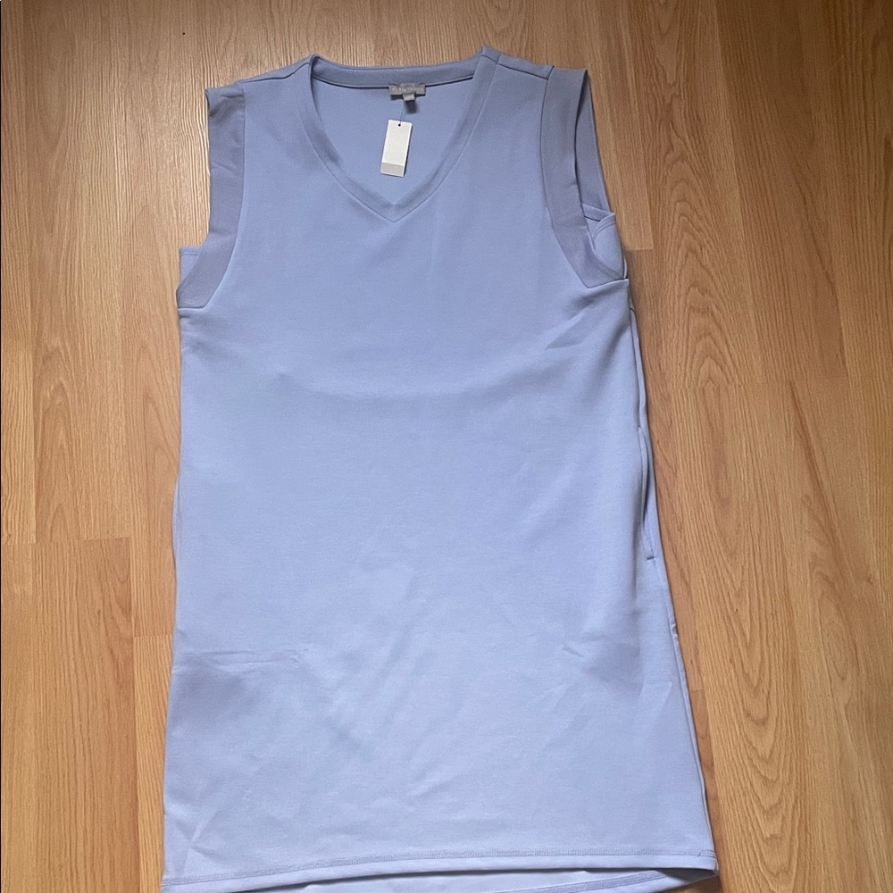 Talbots Light Blue Sleeveless Muscle Tee
